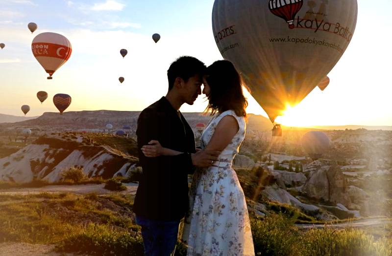 Hot Air Ballon, Heißluftballons, Kappadokien, Cappadocia, Rundreise, Türkei