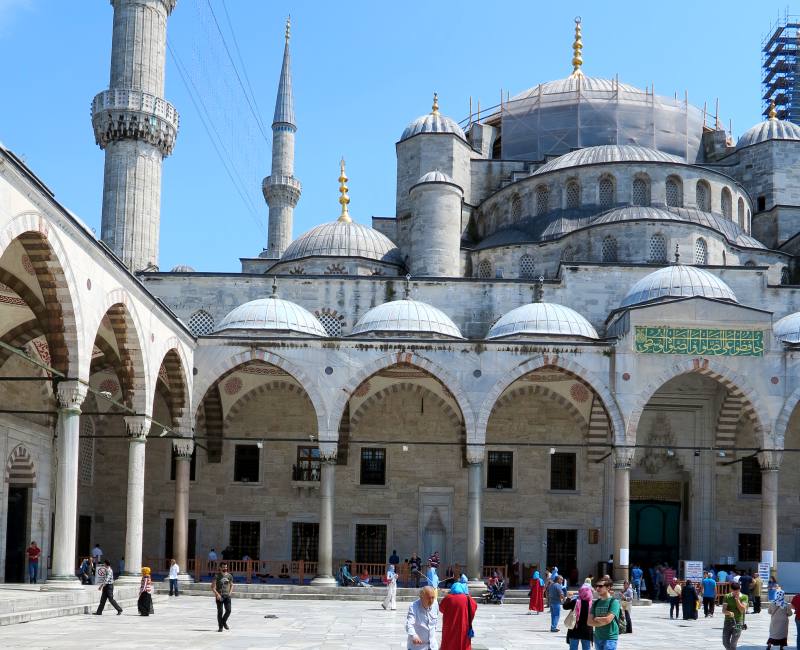 Sultanahmet Camii, Blaue Moschee, Blue Mosque, Istanbul, Rundreise, Türkei